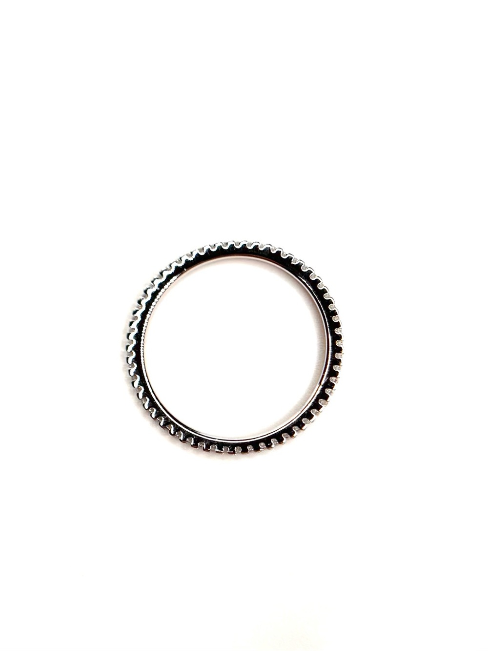 Moissanite 1.25 c.t.w Eternity Band Rings Stacking Rings - Picture 5 of 5